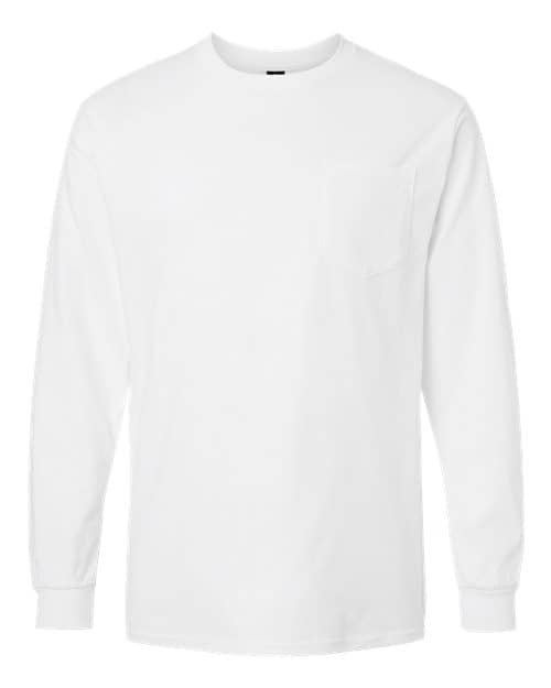 Gildan Unisex Ultra Cotton® Long Sleeve Pocket T-Shirt