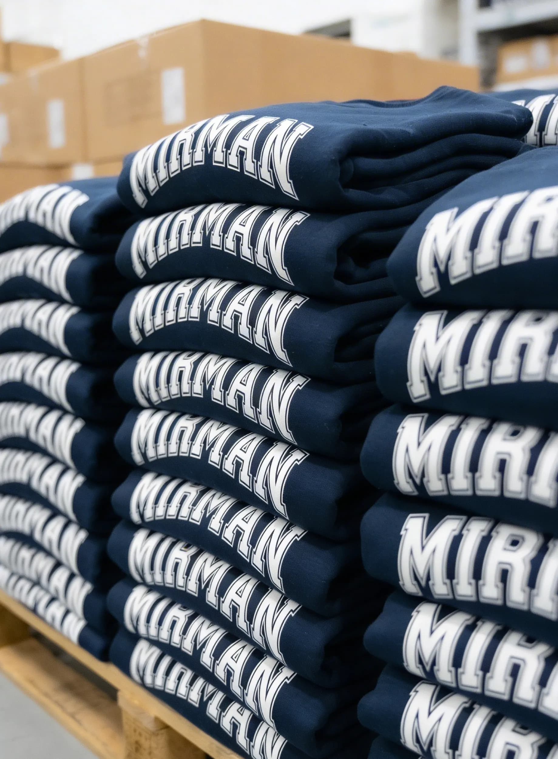 Custom screen printed apparel