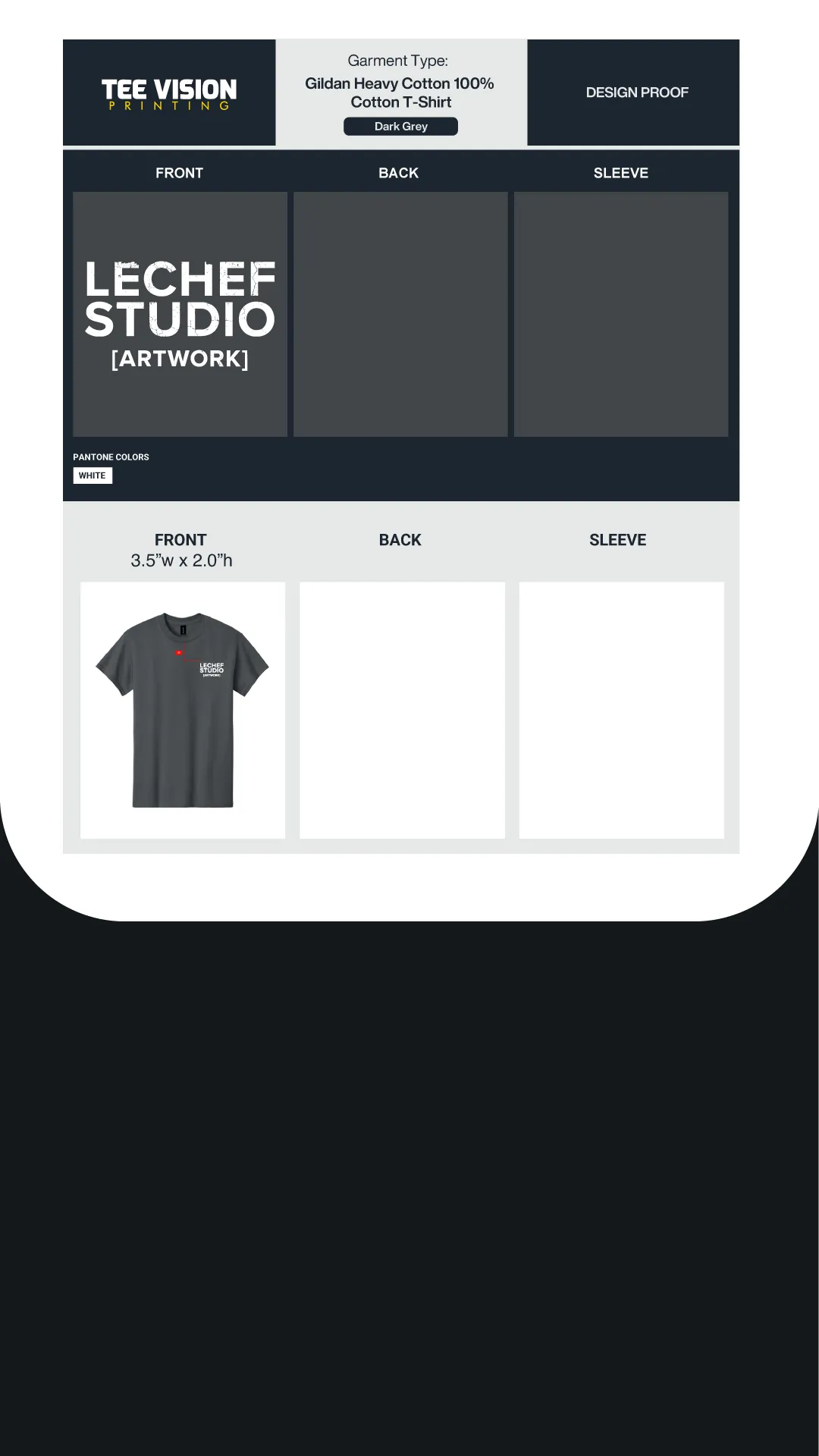 Free Artwork Review process step