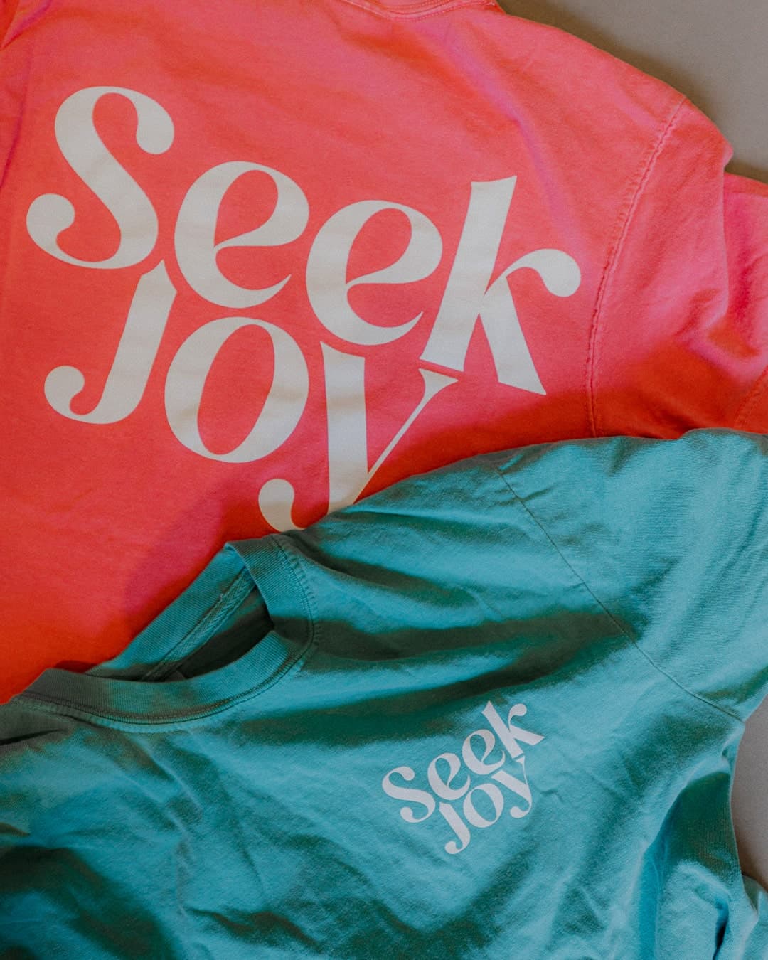 Custom screen printing past project — branded apparel order for client
