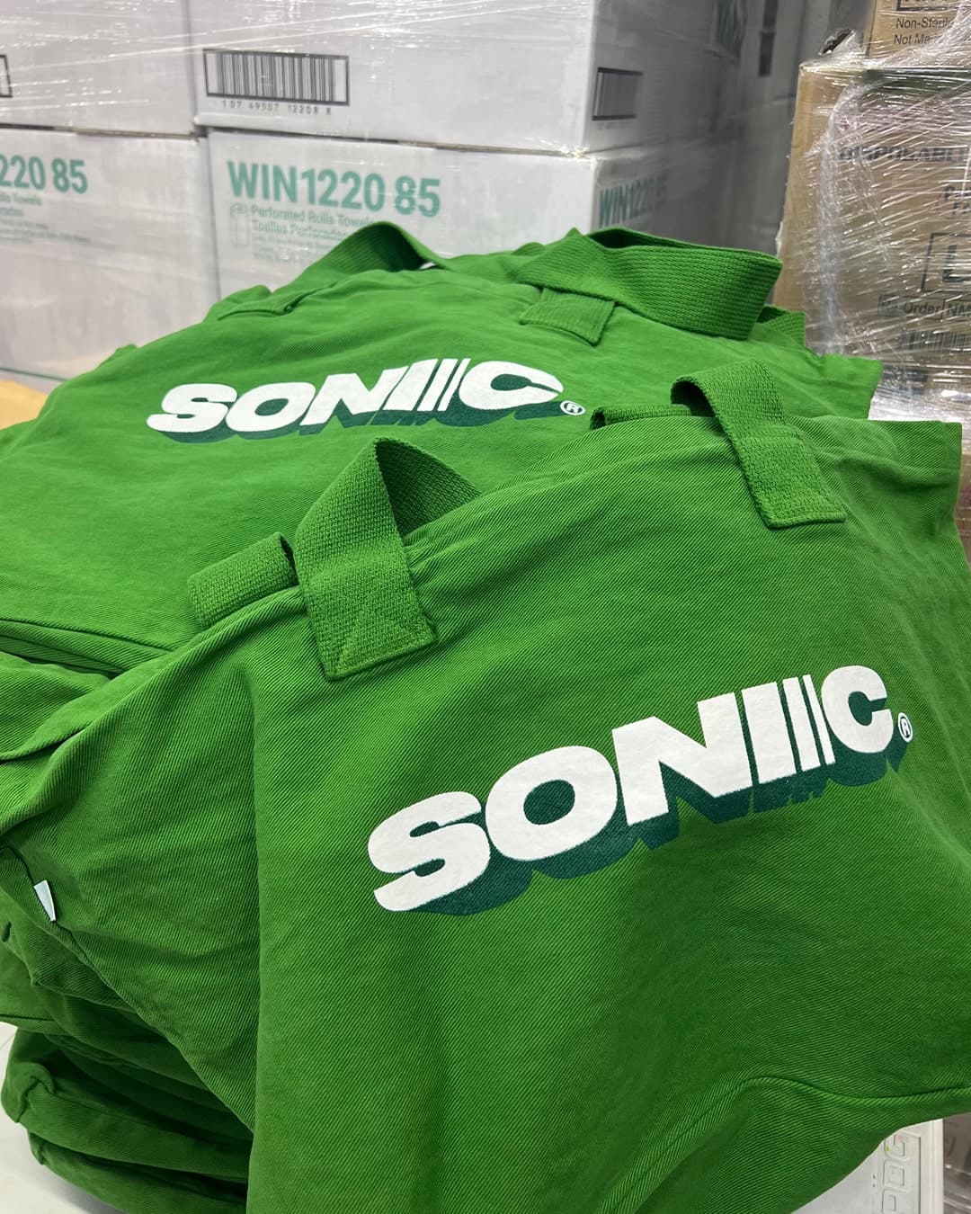 Custom screen printing company project — bulk branded shirts and apparel