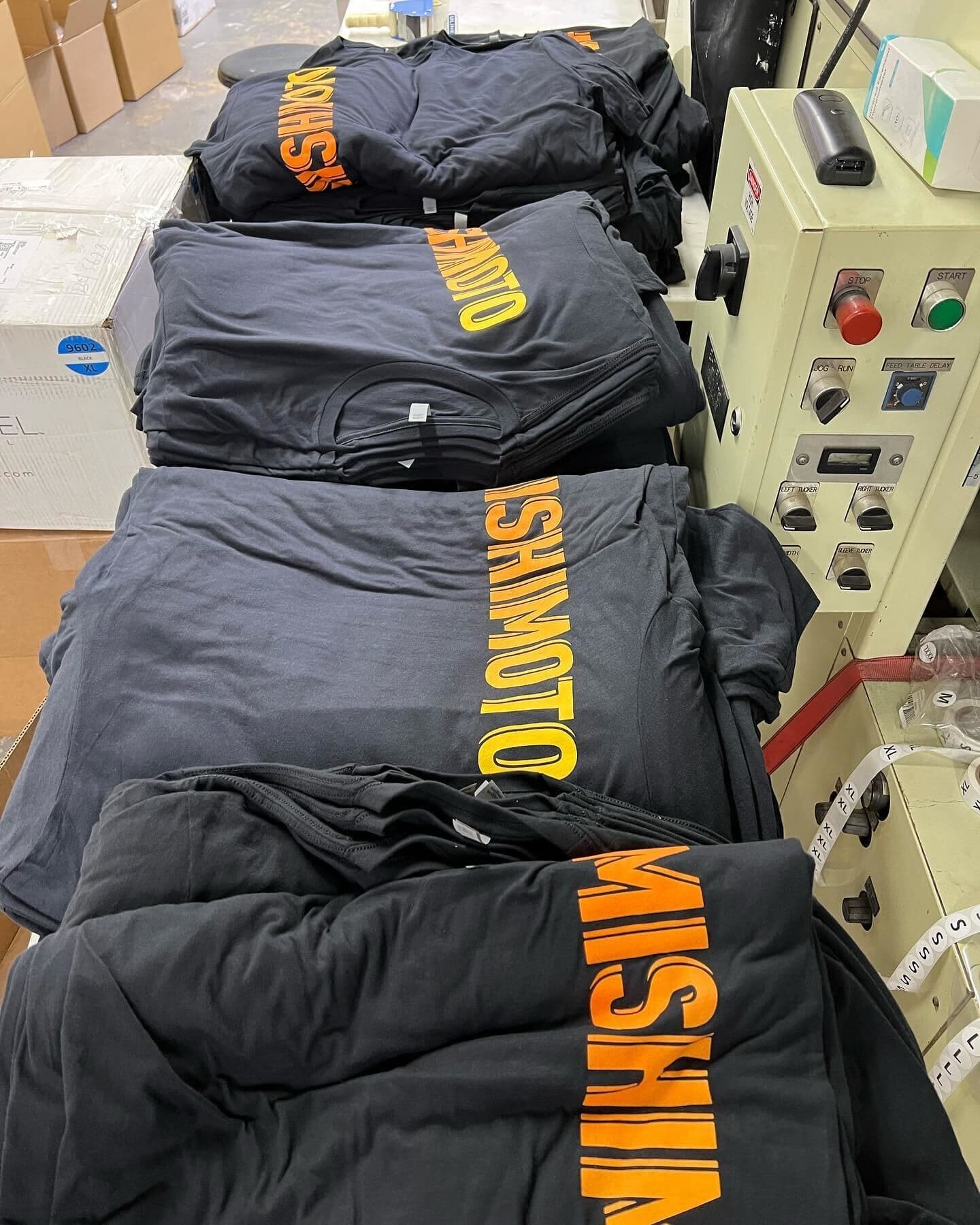 Custom screen printed shirts — bulk apparel order by Tee Vision Printing