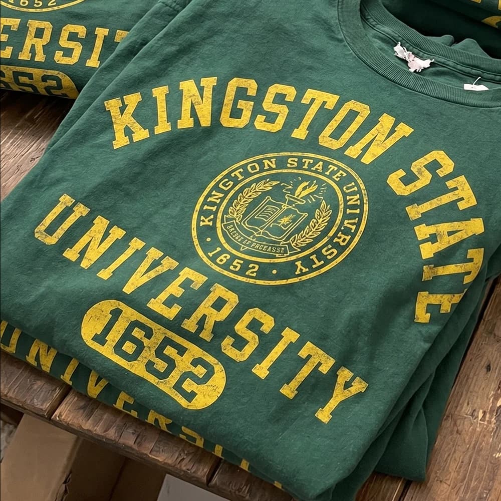 KINGSTON STATE UNIVERSITY custom screen printing project in New York