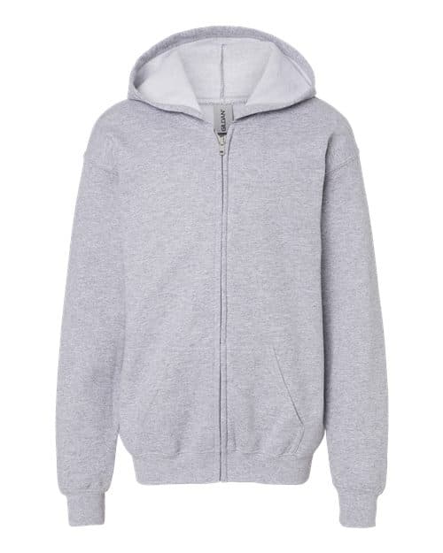 Gildan Youth Heavy Blend™ Full-Zip Hooded Sweatshirt