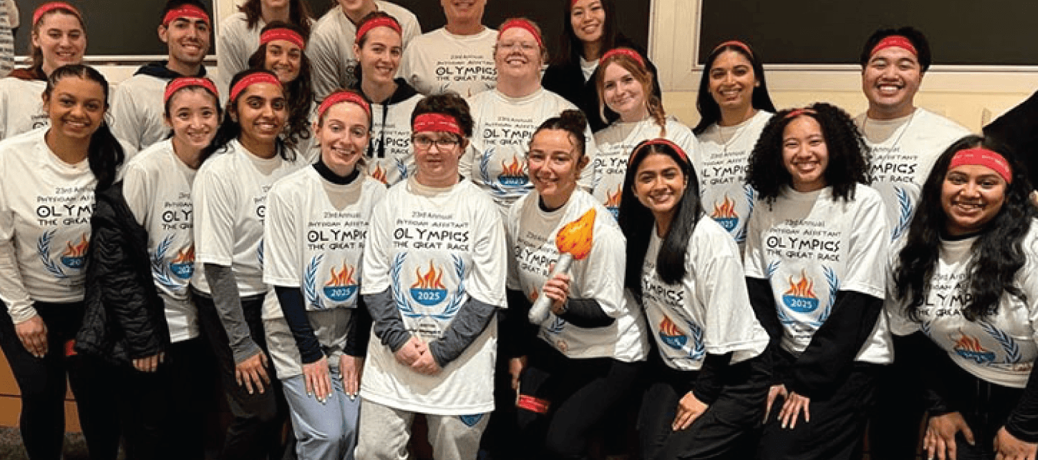 Participants wearing matching “Autism Awareness Olympics” shirts with flame logo, highlighting which tshirt print is best for awareness and community events.