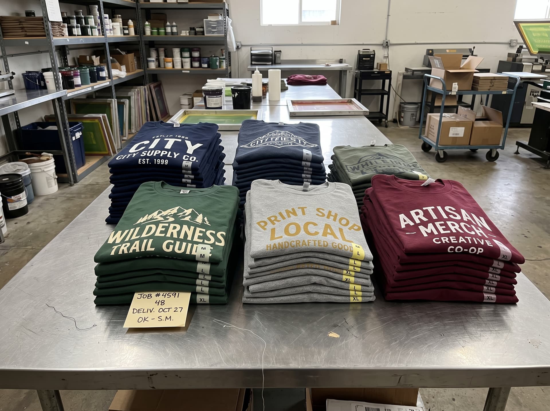 Printing presses — full floor view