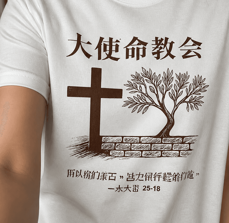 Great Commission custom church print