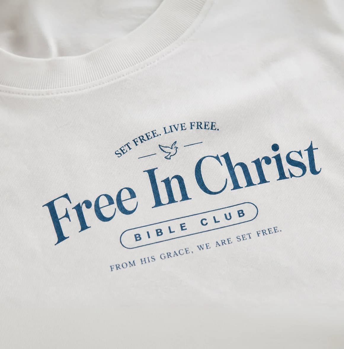 Free In Christ custom church print