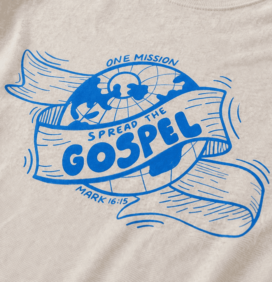 Spread The Gospel custom church print