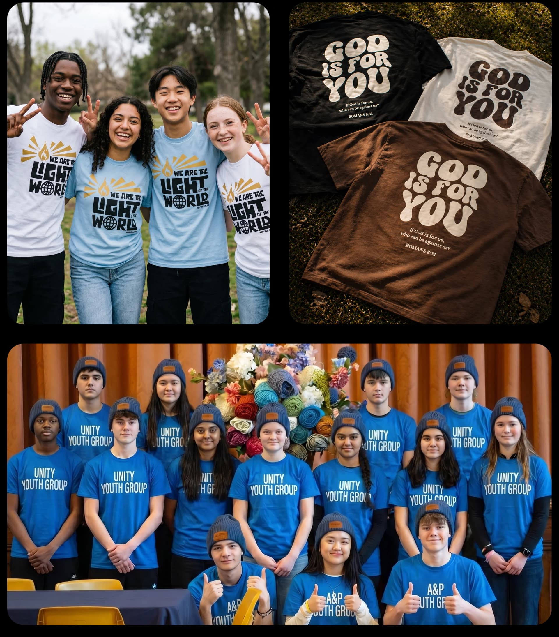 Church community stories collage