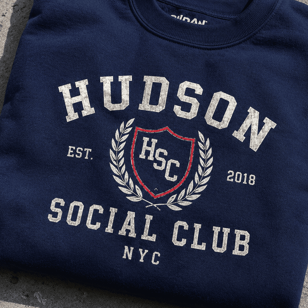 HUDSON SOCIAL CLUB custom screen printing project in New York