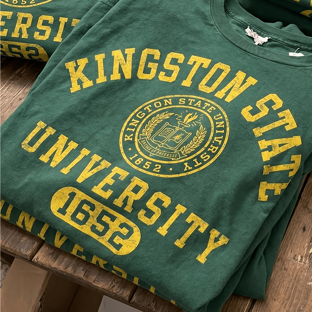 KINGSTON STATE UNIVERSITY custom screen printing project in New York