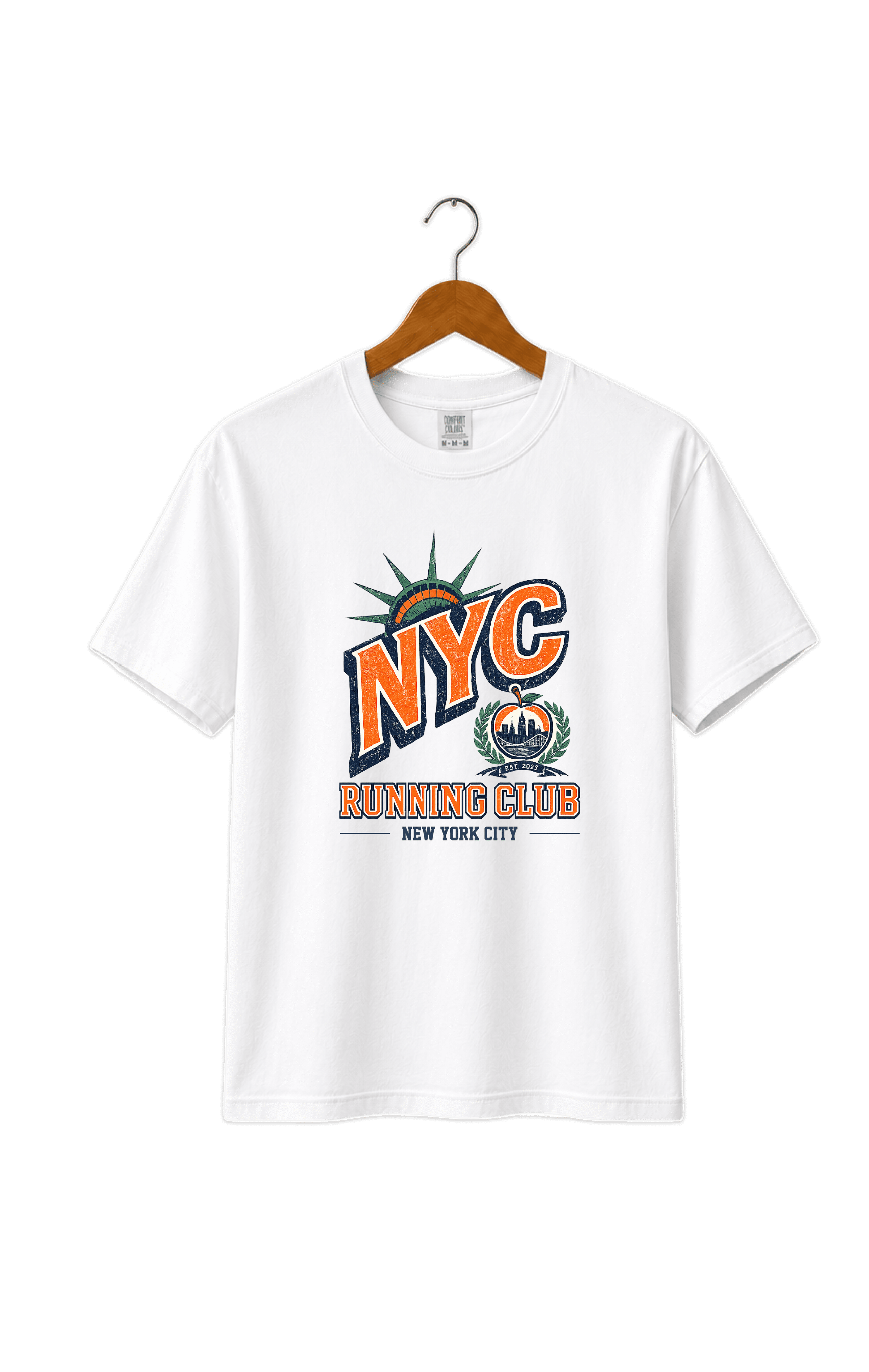 Custom screen printing New York — screen printed team apparel for Running Club