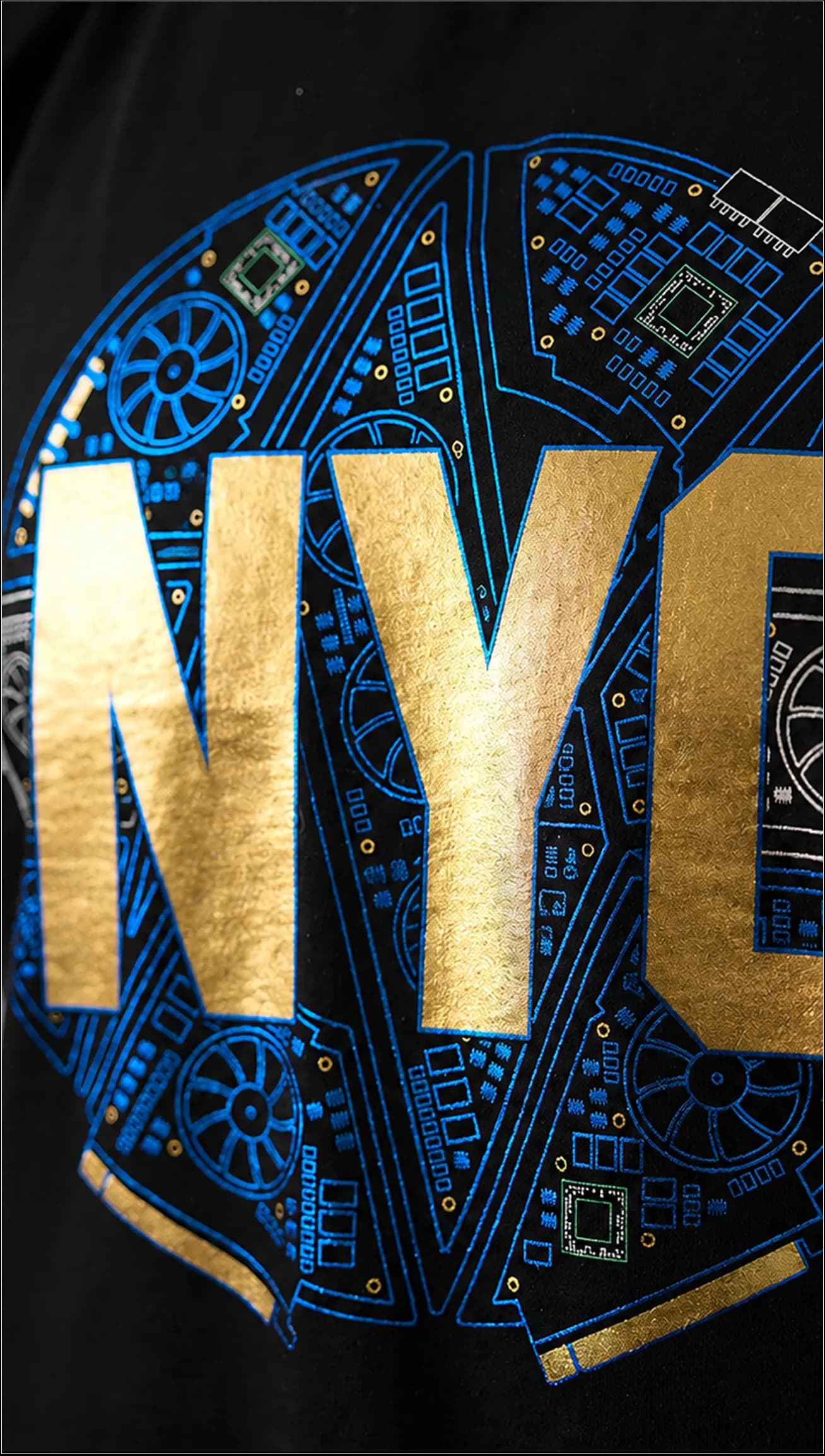 Metallic & UV — screen printing method used by Tee Vision New York