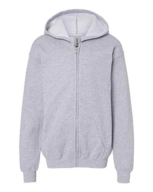 Gildan Youth Heavy Blend™ Full-Zip Hooded Sweatshirt