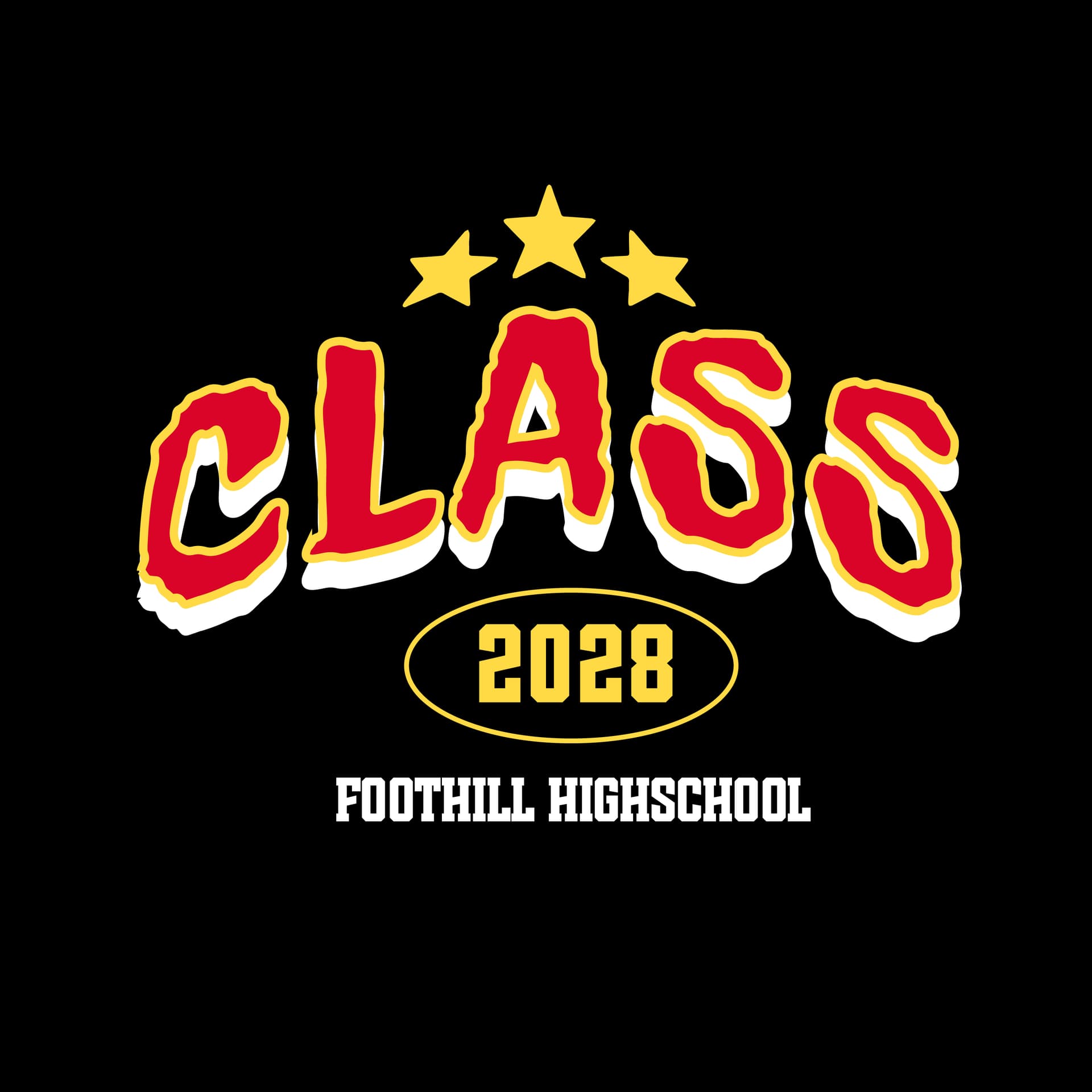 Foothill Class 2028 Star Badge