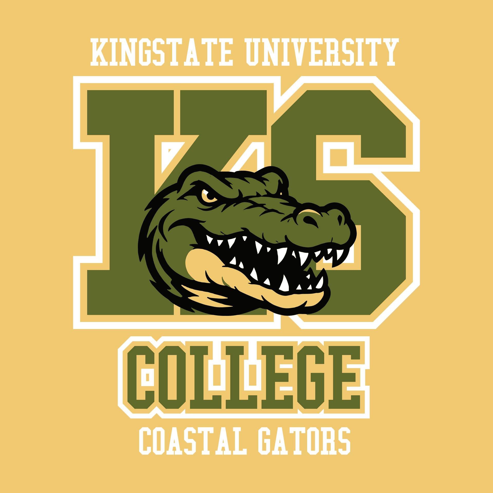 Gator Mascot College Shirt
