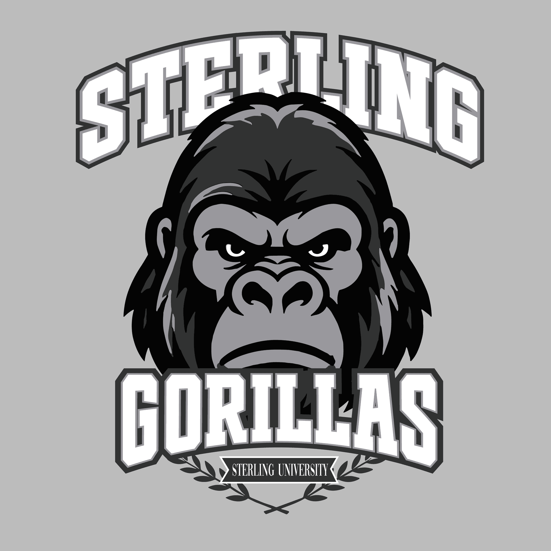 Gorilla Mascot School Shirt