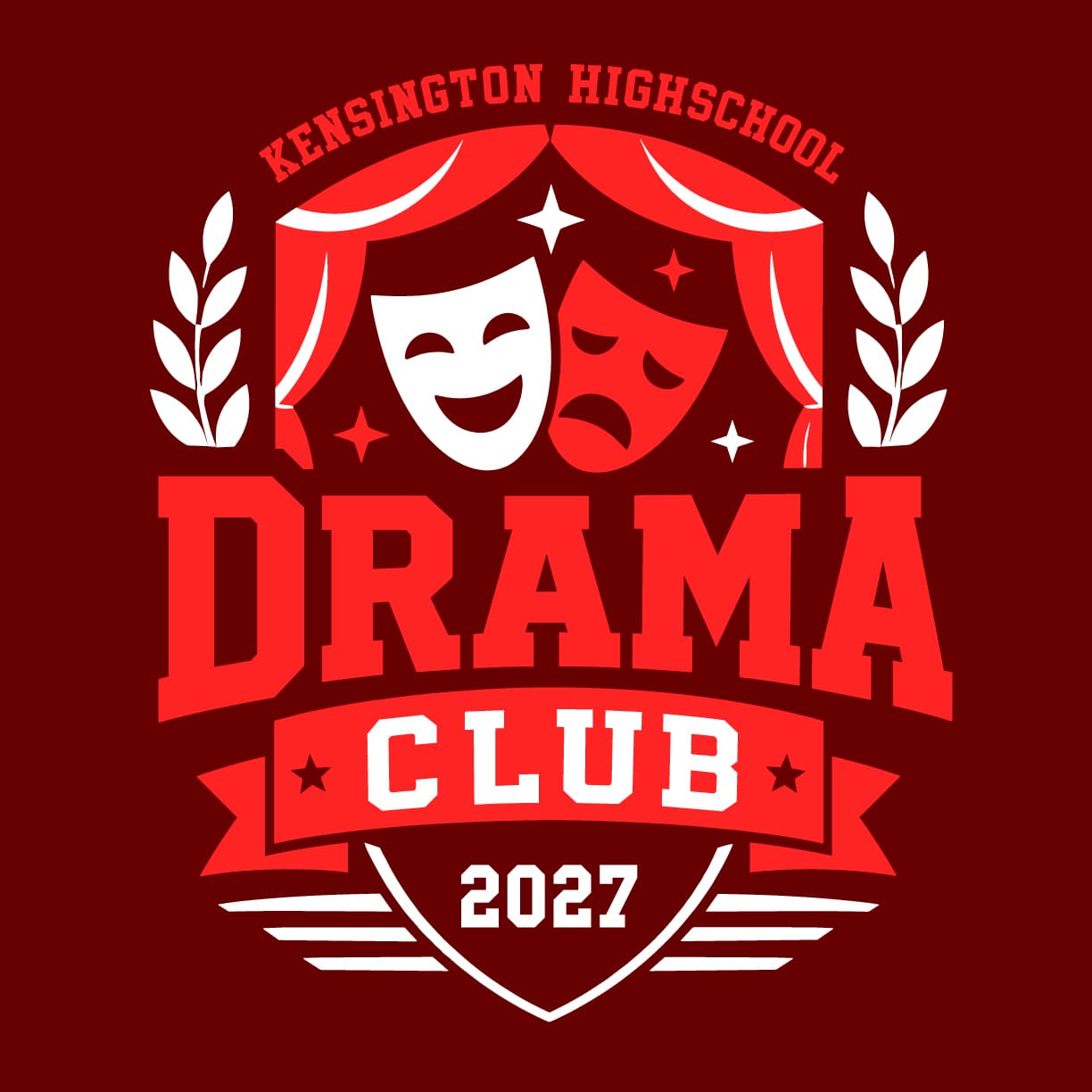 Drama Club Theater Masks 2027
