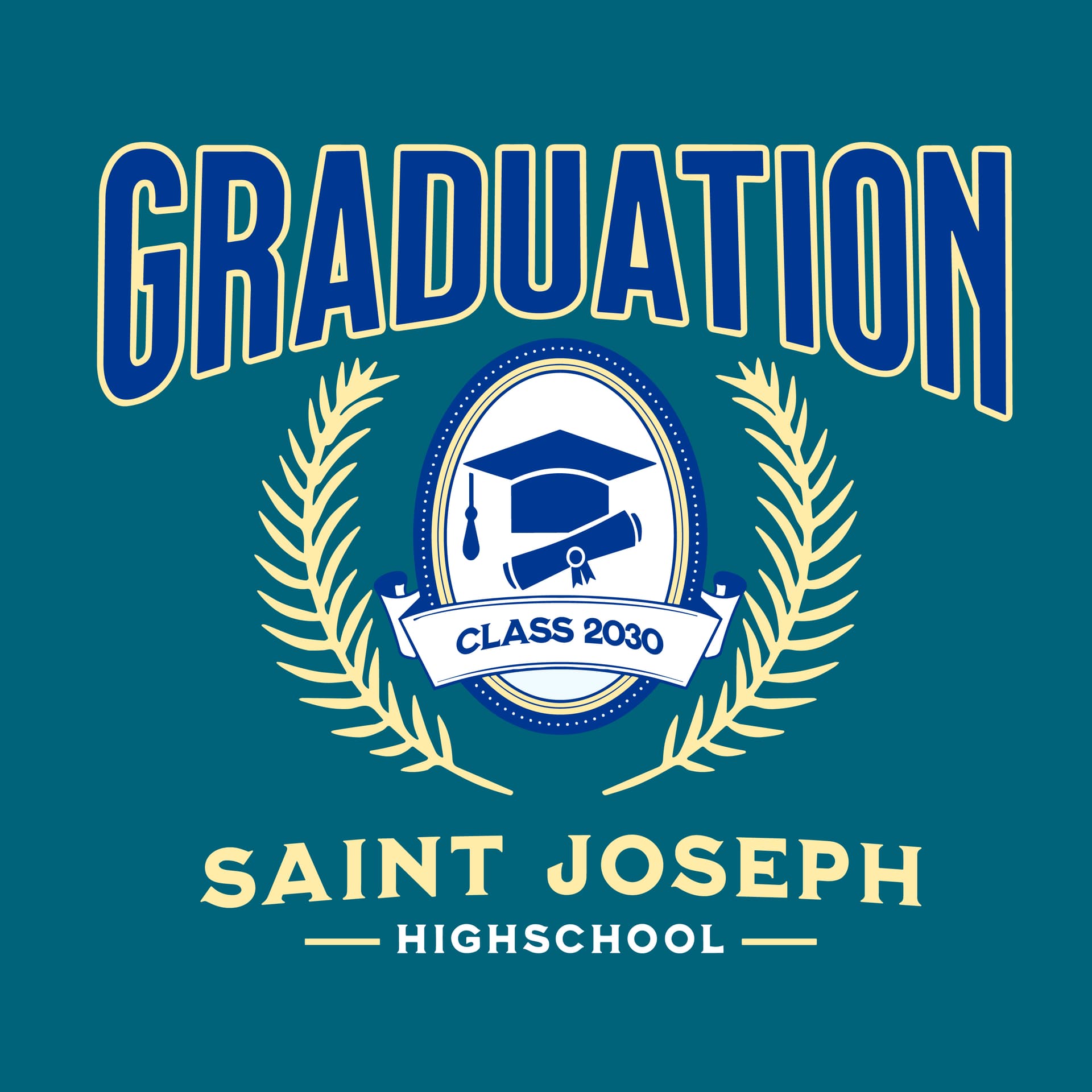 Saint Joseph Class 2030 Graduation Laurel