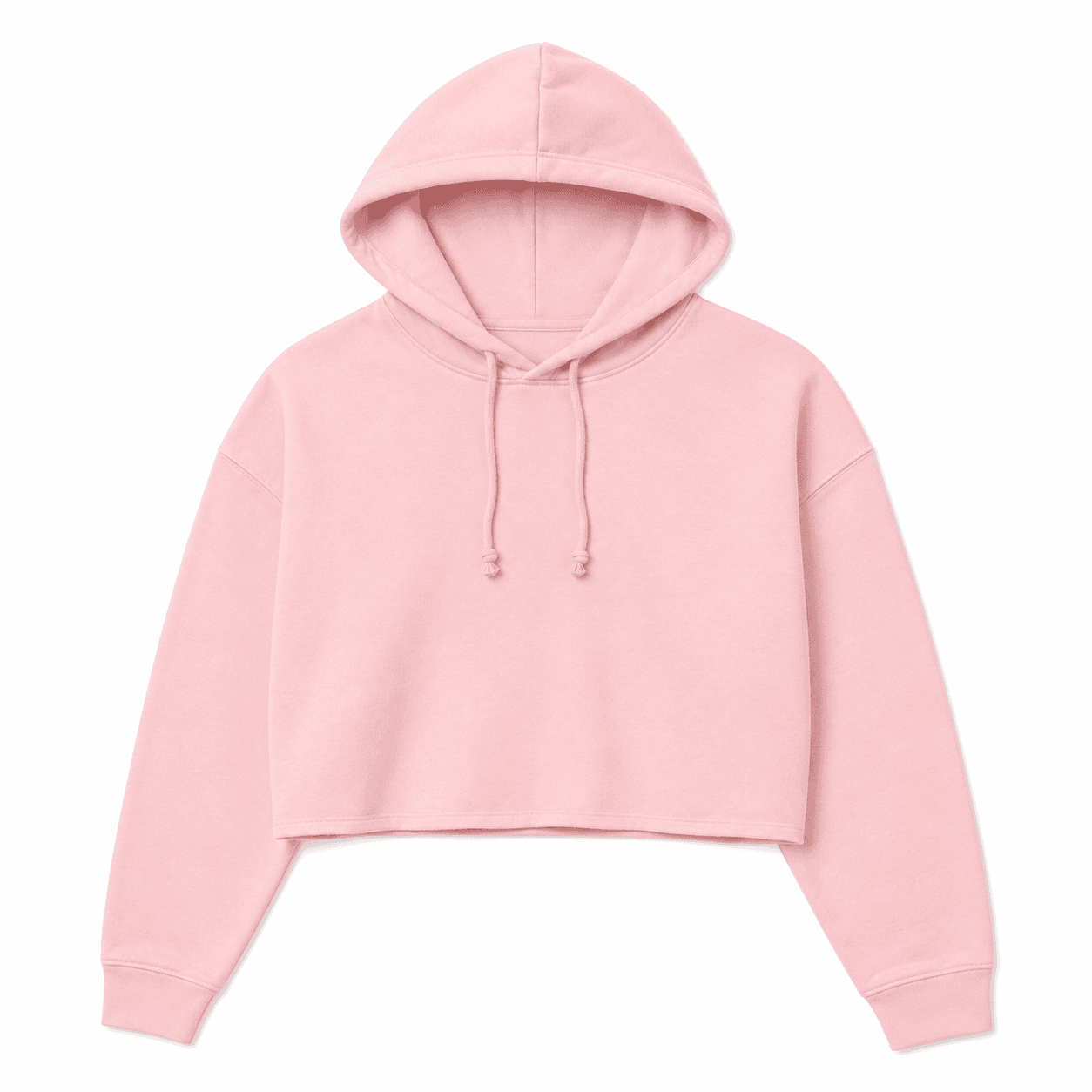 BELLA + CANVAS Women's Crop Fleece Hoodie Sweatshirt