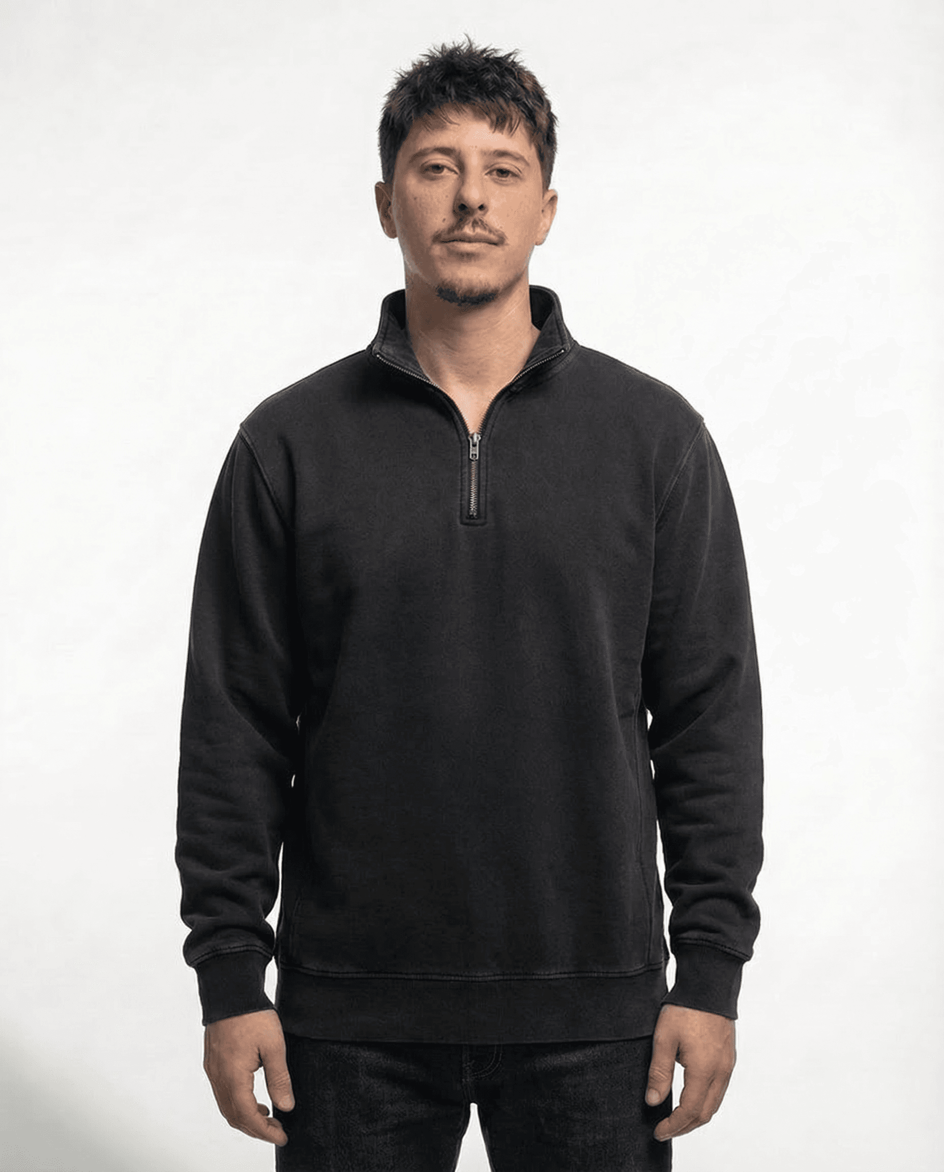 Independent Trading Co. Unisex Pigment-Dyed Quarter-Zip Pullover