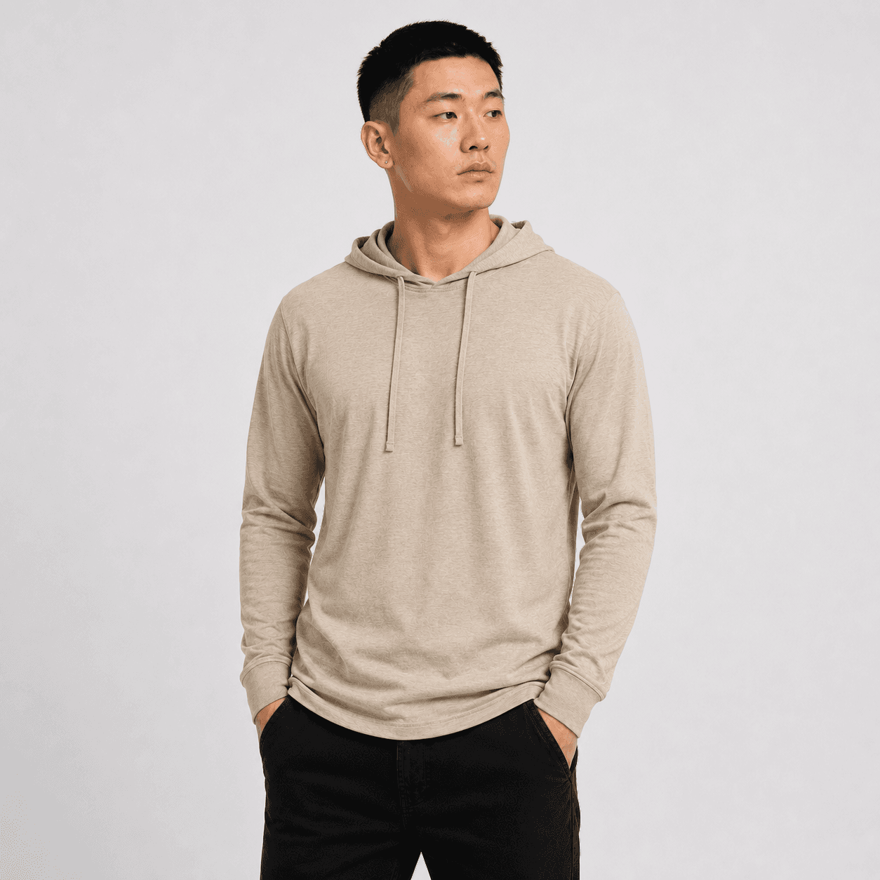 Next Level Unisex CVC Hoodie Long Sleeve T-Shirt