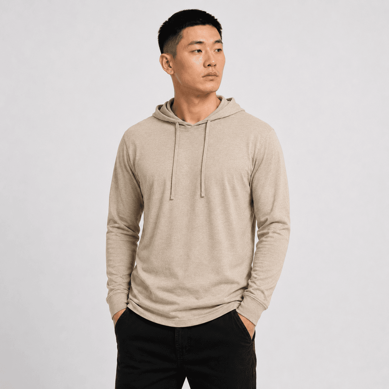 Next Level Unisex CVC Hoodie Long Sleeve T-Shirt