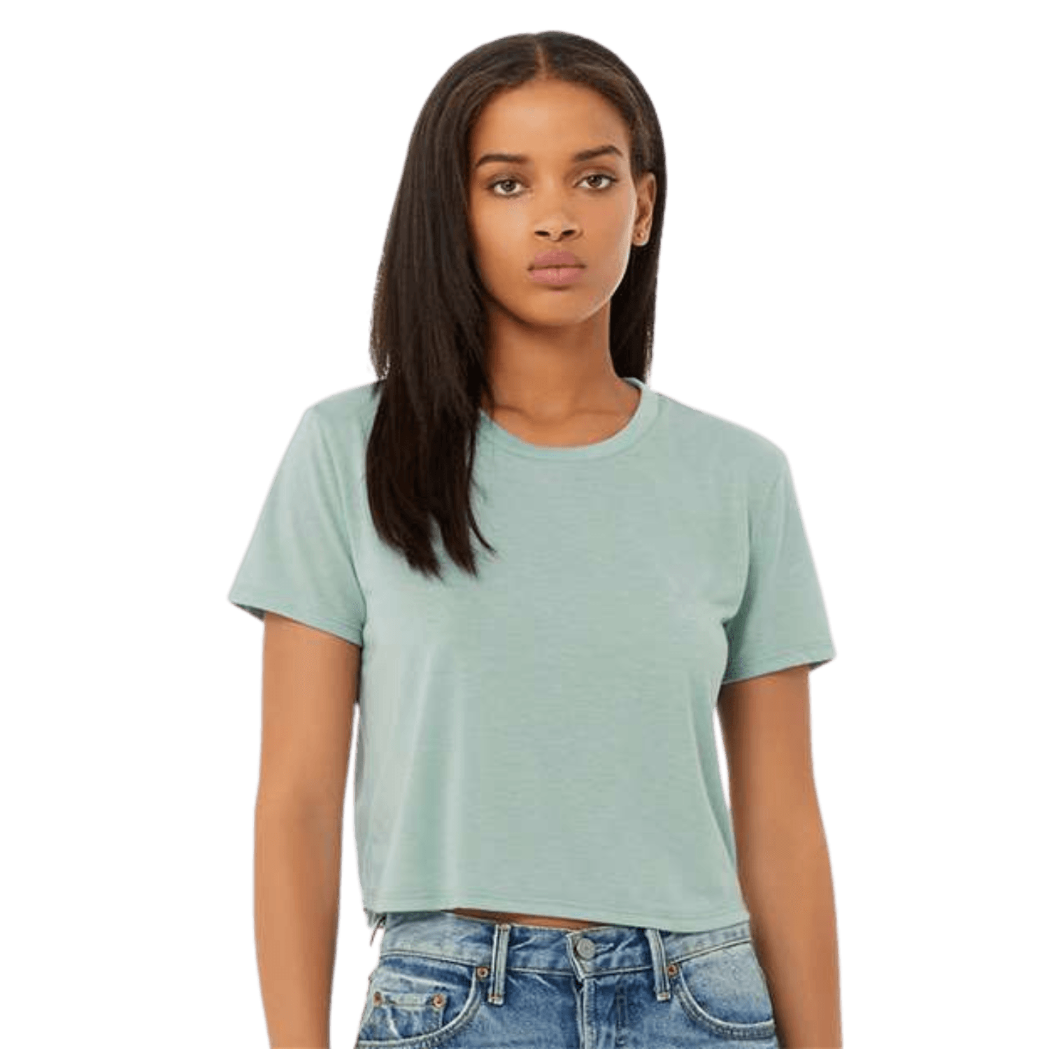 BELLA + CANVAS Women’s Flowy Crop Tee (8882)