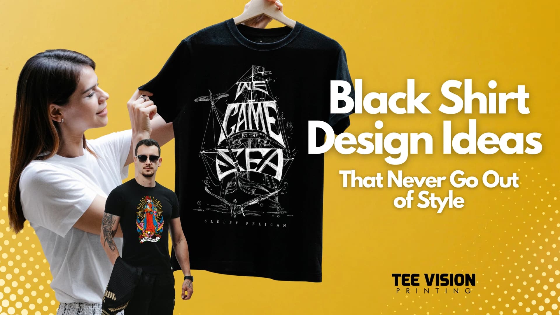 Black Shirt Design Ideas That Never Go Out of Style