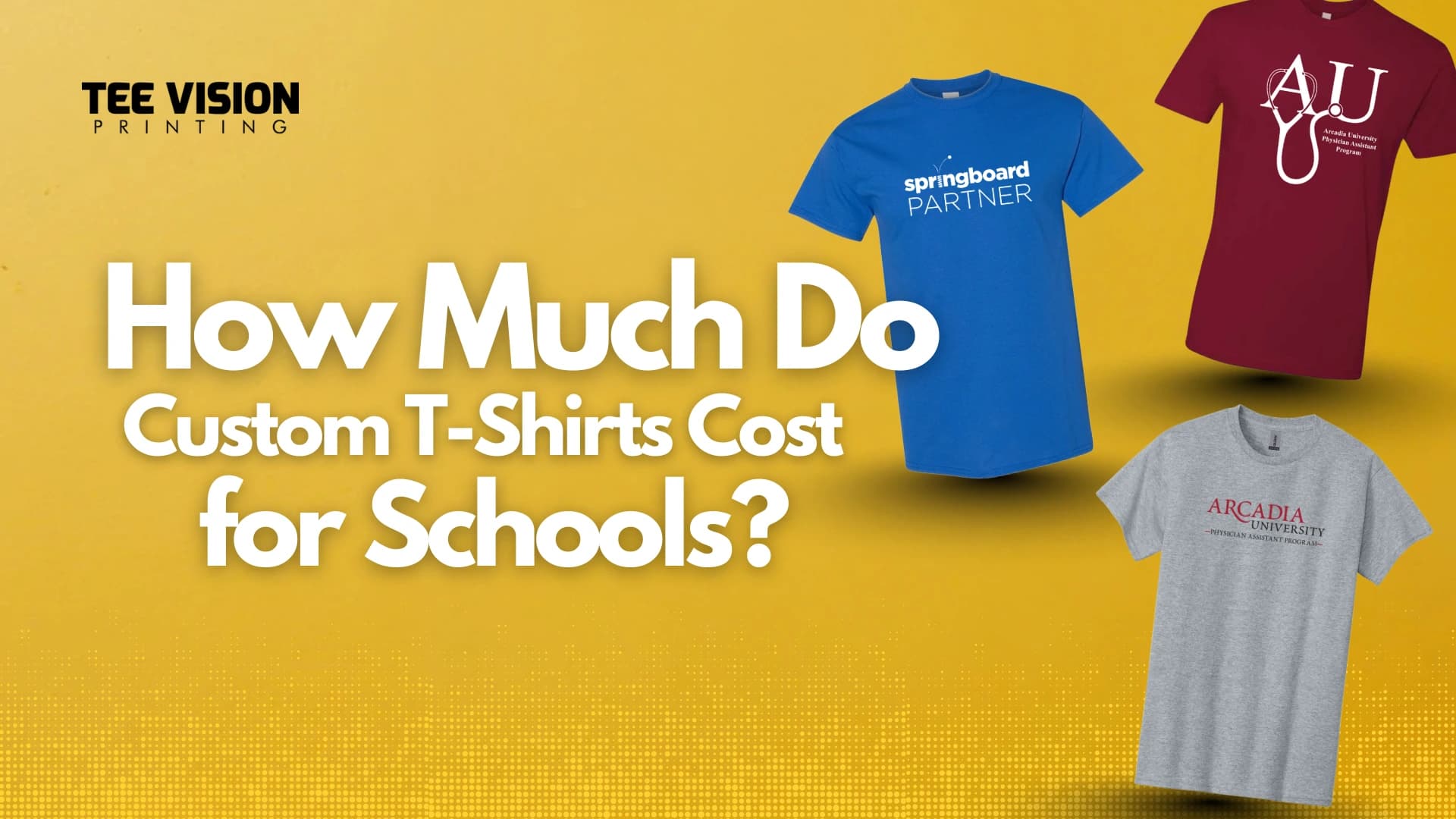 How Much Do Custom T-Shirts Cost for Schools (From Actual Experience)?