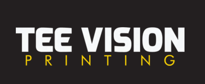 Bold Tee Vision Printing logo in white and yellow on a black background, representing a trusted brand for creating Awesome Merch for Basketball Fans.