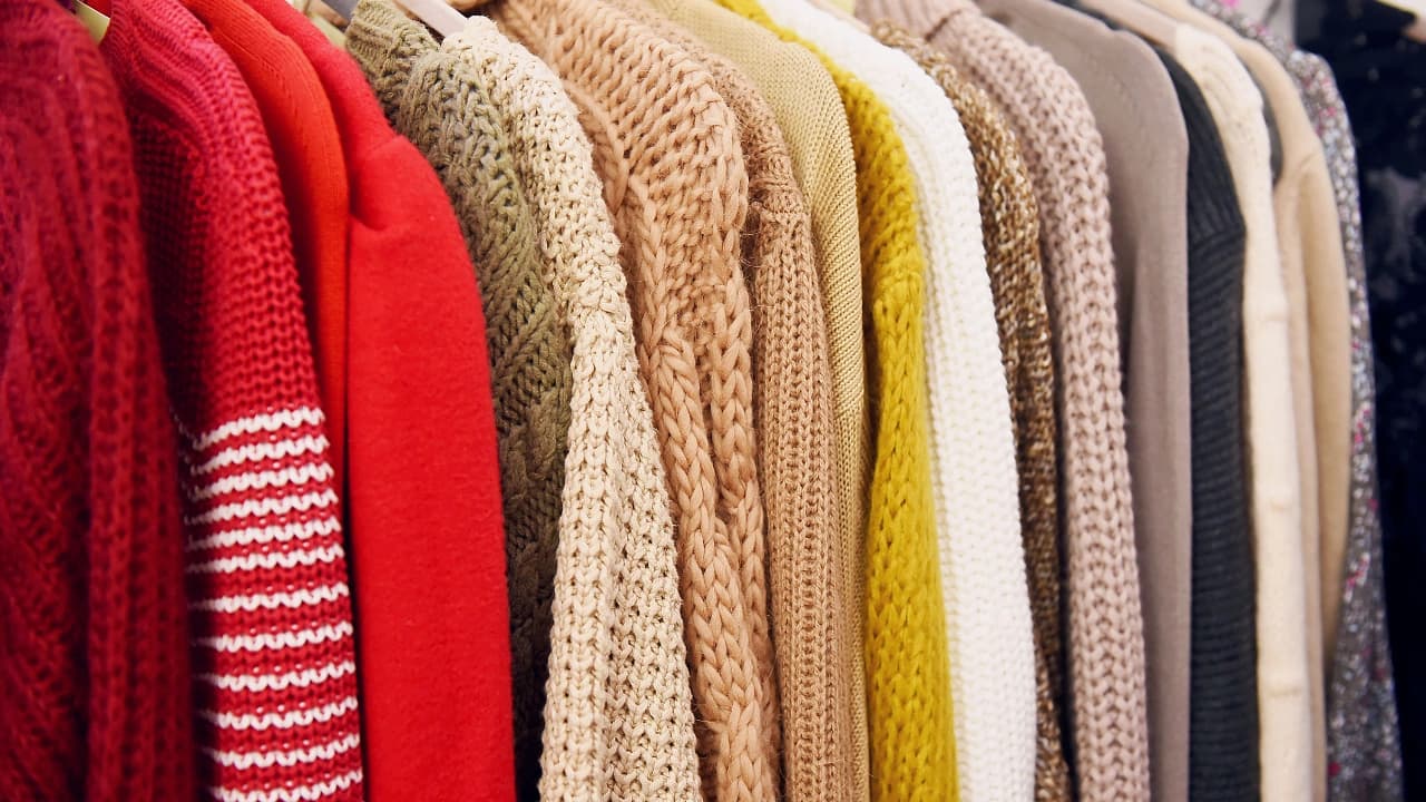 Our apparel design services extend to all seasons, creating cozy and stylish graphic design apparel like these sweaters.