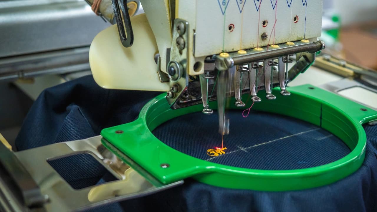 Use our t-shirt logo design maker, then we'll expertly embroider it when you design your own polo t-shirt.