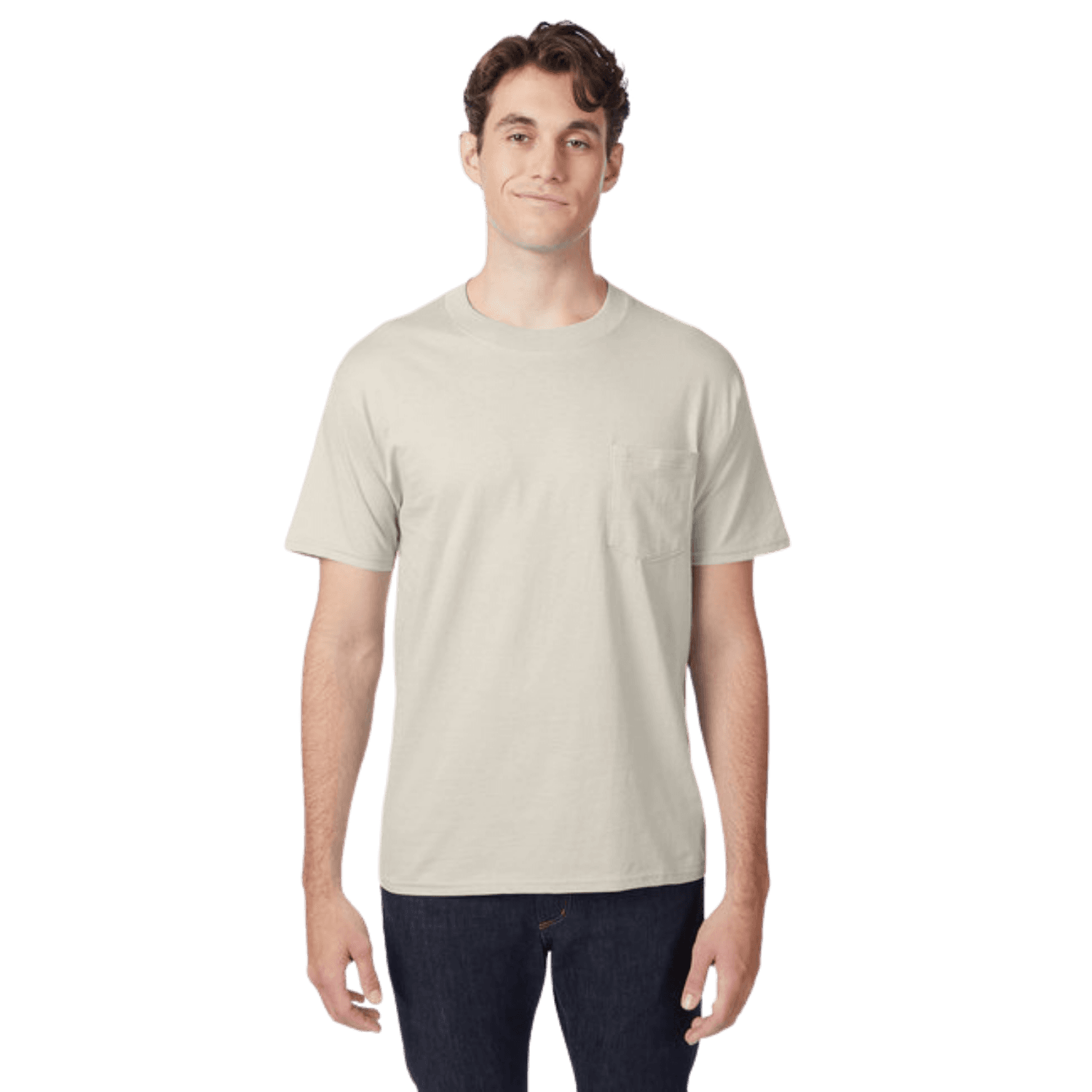 Hanes Adult Beefy-T® with Pocket (5190P)