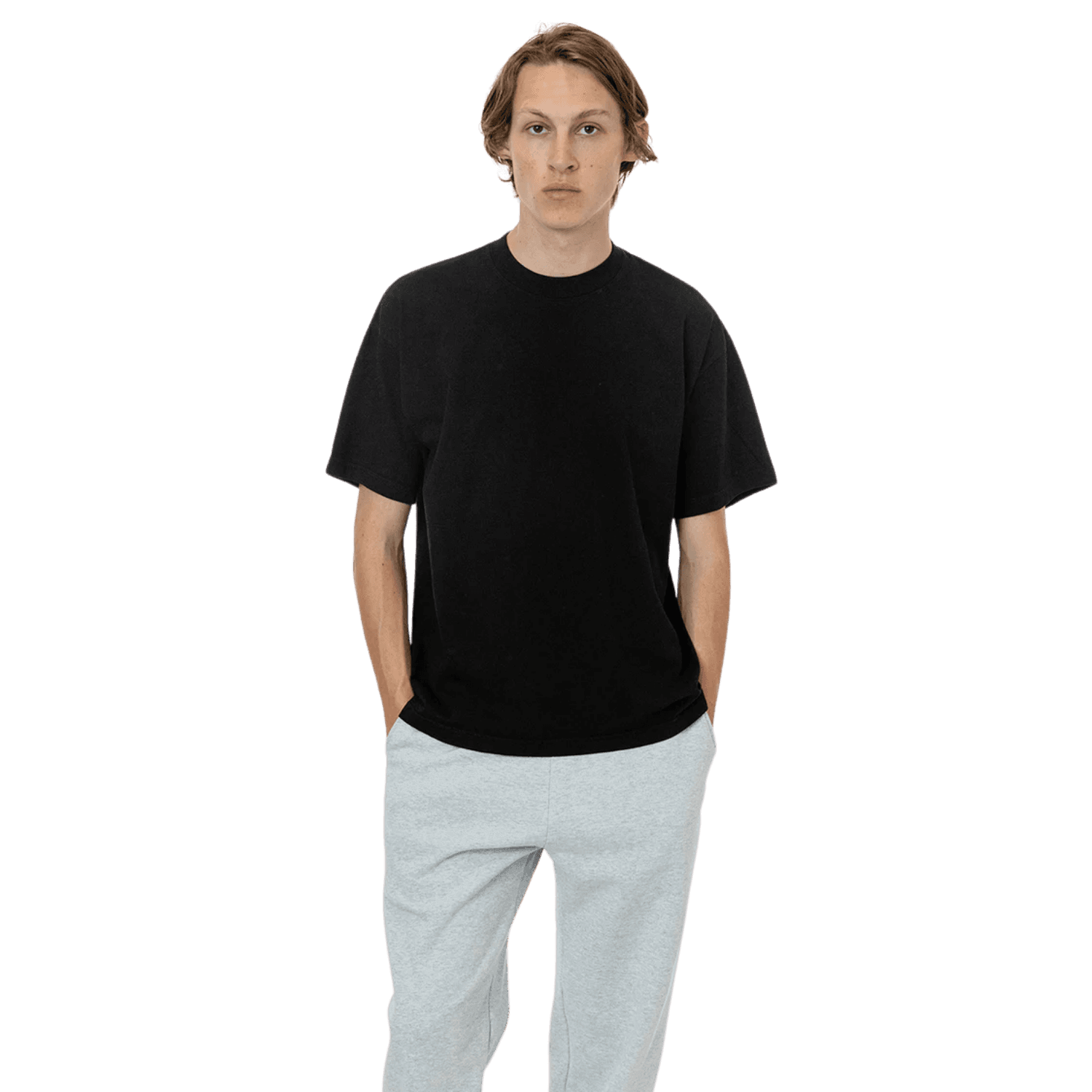 Los Angeles Apparel Garment Dye Crew Neck T-Shirt (1801GD)