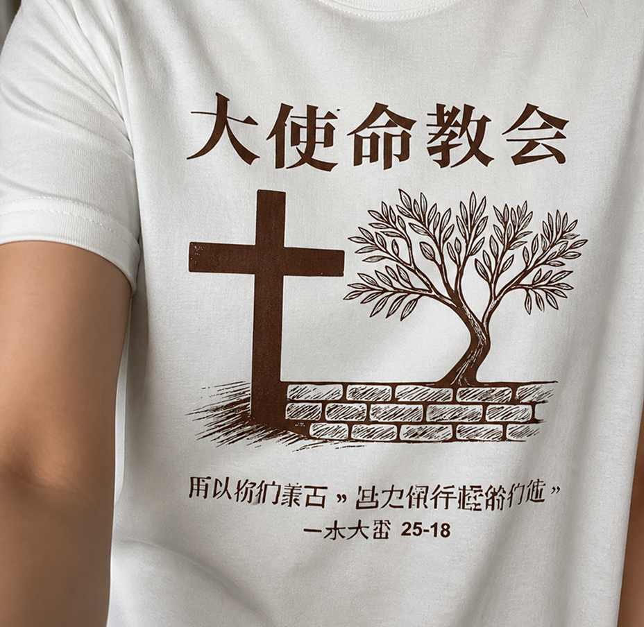 Great Commission custom church print