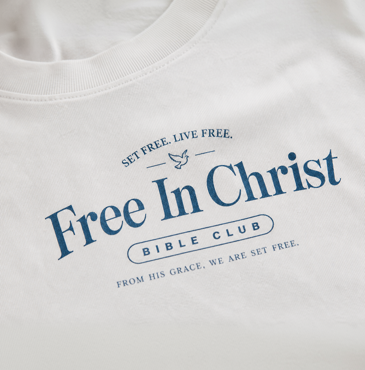 Free In Christ custom church print