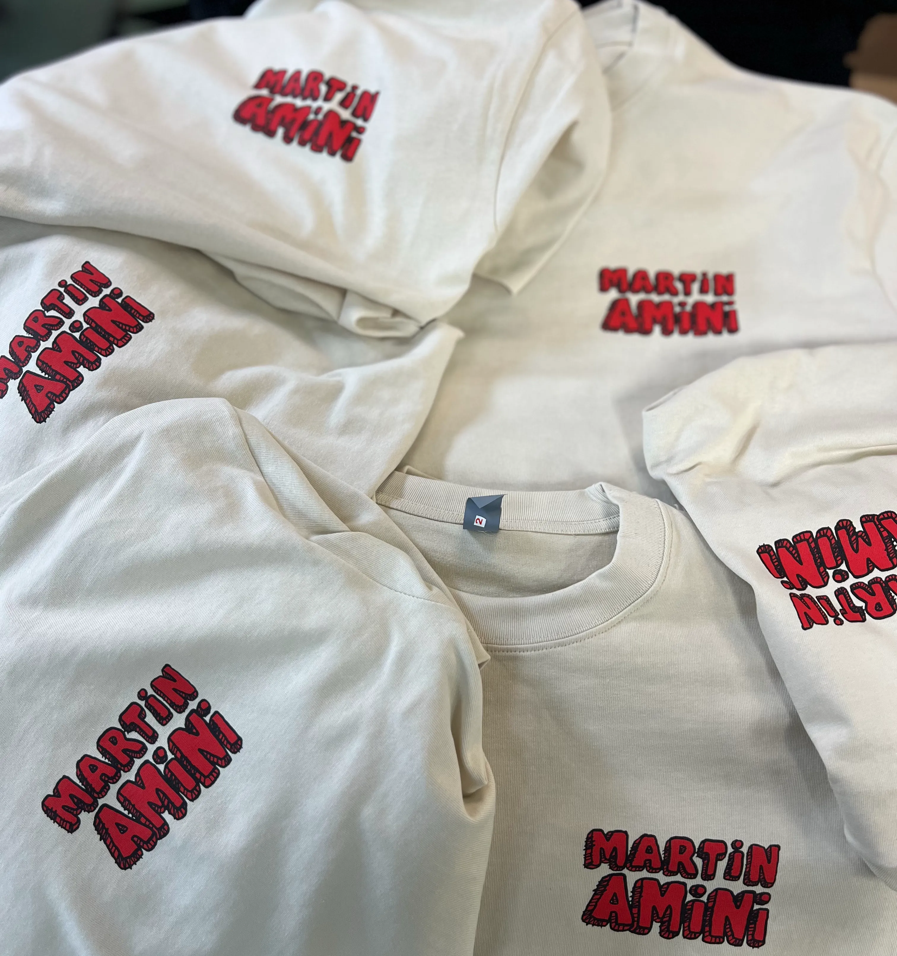 Custom screen printing for brand launch apparel order — 300 units 2