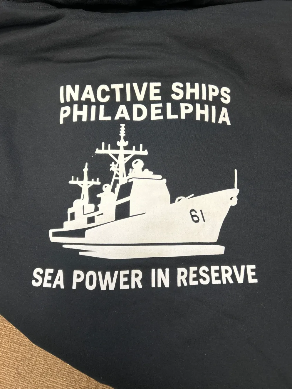 Custom screen printed brand launch shirts — client review