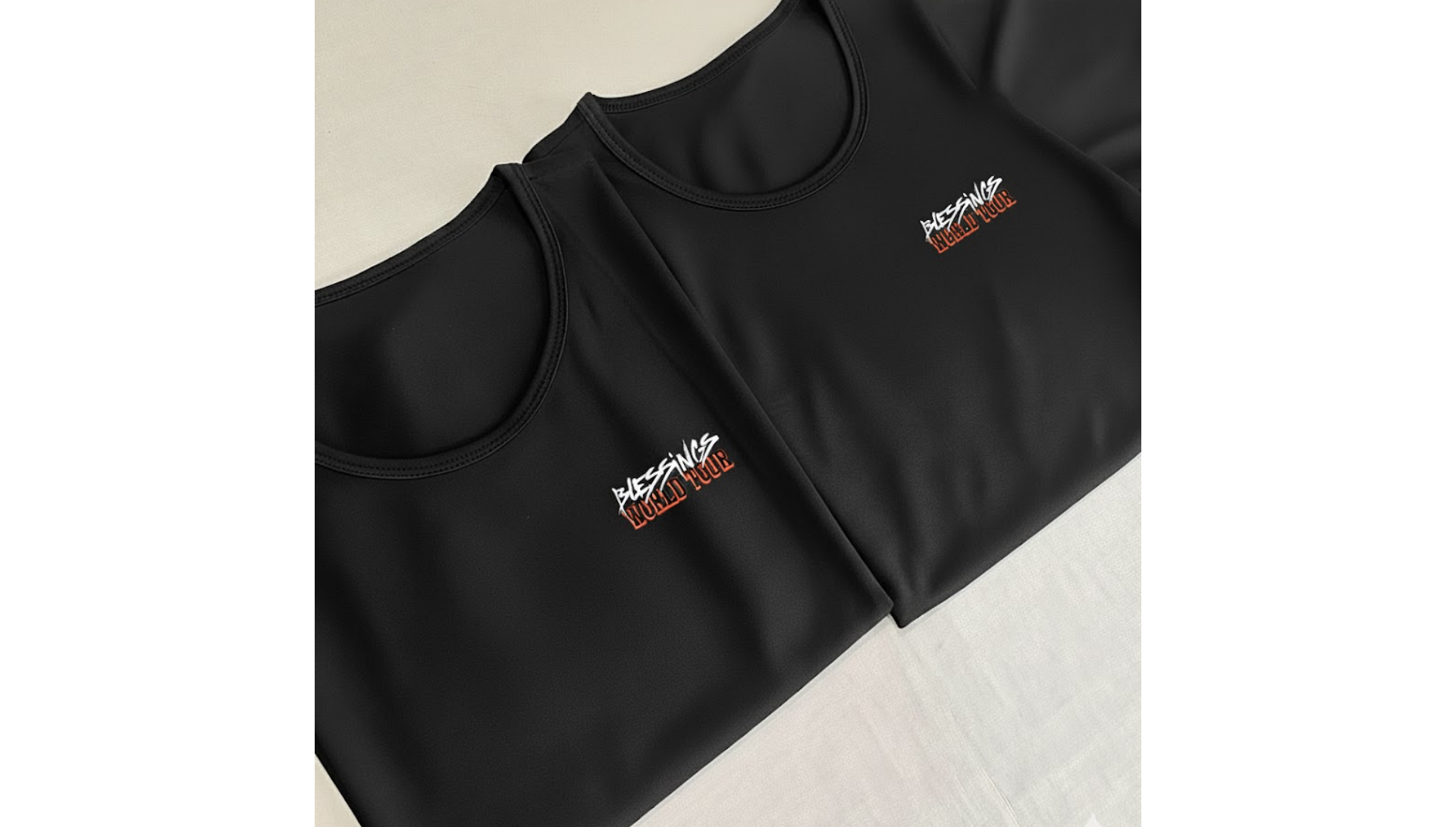 Black hoodie with embroidered design