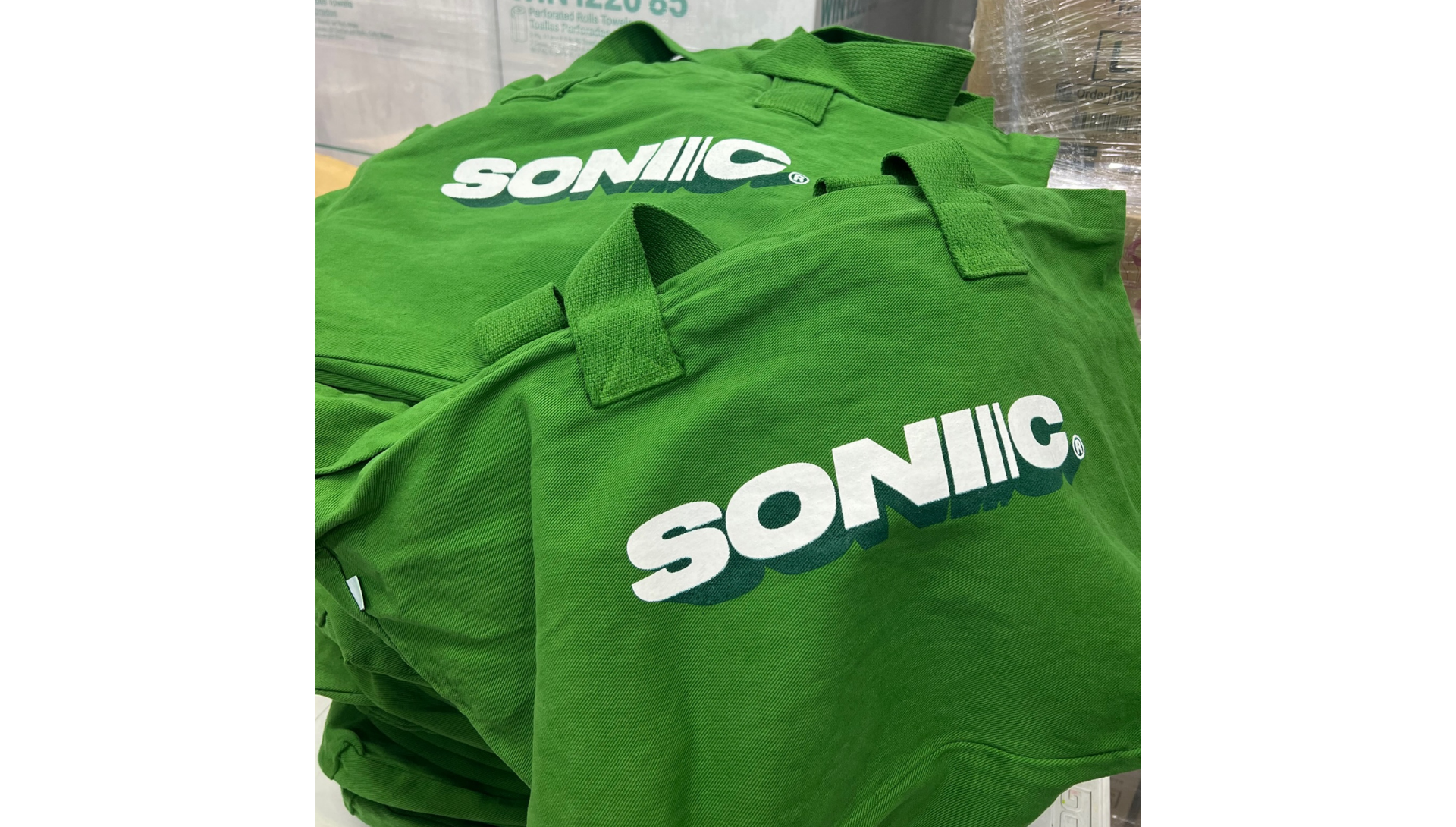 Green Sonic polo shirt